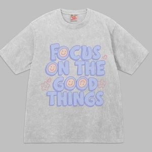 The Perfect Oversized Tee — Focus on the good things